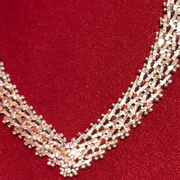 Sterling silver necklaces-bracelet set - Picture 5 of 8